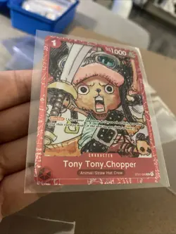 One Piece TCG - ST01-006 C Tony Tony Chopper - ENG - Foil - Film Red - Image 1