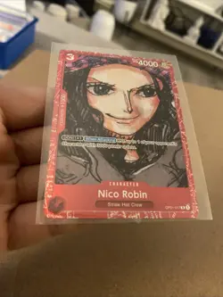 One Piece TCG -OP01-017 R Nico Robin - ENG - Foil - Film Red - Image 1