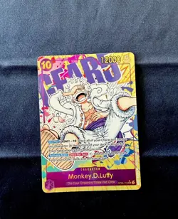 One Piece TCG OP05-119 Monkey D. Luffy Gear 5 Parallel SEC Alt Art English - Image 1