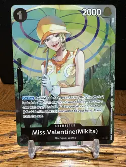Miss.Valentine(Mikita) Box Topper Rare OP14-087 NM One Piece TCG - Image 3