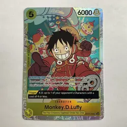Monkey D. Luffy OP07-109 500 Years in the Future SR ENGLISH One Piece CCG NM - Image 1