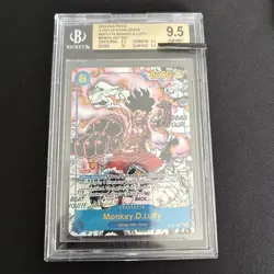 2025 One piece OP11-118 Monkey D Luffy Manga Alt Art ENGLISH BGS 9.5 - Image 1