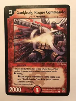 Gankloak, Rogue Commando Duel Masters DM11 Common card TCG CCG - Image 1