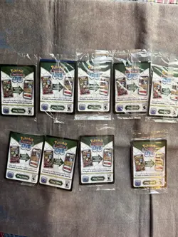 Prismatic Evolutions Surprise Box Stamp Ex Promo Cards 9/9 Complete Set SEALED - Image 2