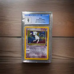 Mew 09/53 Wotc Promo Holo SWIRL CGC 9 - Pokemon Card - Black Star Promo! - Image 1