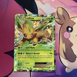Pokemon Card | Leafeon EX 10/83 Holo Ultra Rare Generations - Image 2