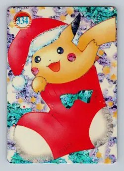 Pokemon Card - Pikachu's Christmas #334 - Vending Machine - Holo - Image 1