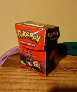EMPTY Pokemon Card Deck Box Team Rocket Original Authentic Wotc 2000 - Image 2