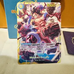One Piece card, Monkey.D.Luffy, straw hat crew, OP11-118, SEC - Image 1