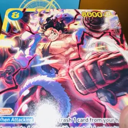 One Piece card, Monkey.D.Luffy, straw hat crew, OP11-118, SEC - Image 3