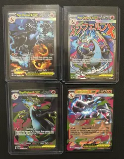 Pokemon Four Mega Charizard X Ex Card Lot - NM - # 125, 109, 013 & Promo 023 - Image 1