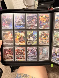 Pokemon Binder Lot. Japanese AR NM/M. Sleeved. VaultX Binder Included. 259 Cards - Image 2