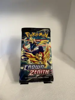 Pokemon Crown Zenith Booster Pack - 10 Cards / Pack - NEW / SEALED - Image 1