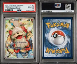 Hisuian Growlithe Twilight Masquerade Card 181/167 PSA 10!!!! - Image 3