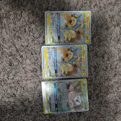 Pokemon TCG World Championships GX Card Lot Raichu, Rowlet, Exeggutor - Image 1