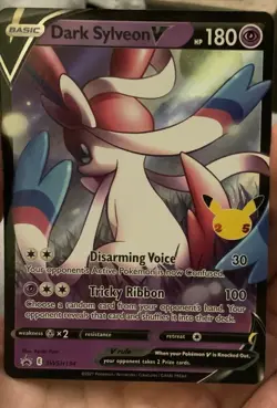 Dark Sylveon V SWSH134 SWSH: Sword & Shield Promo Cards Holo - Image 1