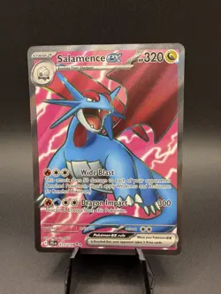 Pokemon TCG Salamence EX Full Art Holo Ultra Rare Card 177/159 Journey Together - Image 1