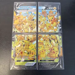 Pikachu V-Union SWSH139-142 Pokemon Celebrations Promo 4 Card Set - Image 1