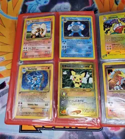 Pokemon Card Collection Binder First Edition Shadowless Rare Holo Wotc LP/DM - Image 2