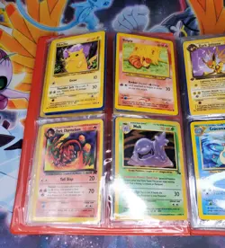 Pokemon Card Collection Binder First Edition Shadowless Rare Holo Wotc LP/DM - Image 4