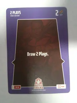 2 Plays 2025 Bo Jackson Battle Arena Alpha Update Play Card #PL-52 - Image 1