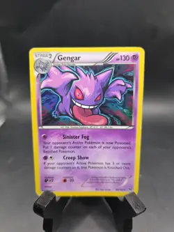 Pokemon TCG 2015 Gengar Holo Rare Card 60/162 - Image 1