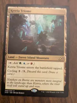 Ketria Triome Ikoria: Lair of Behemoths Regular Card NM Condition - Image 1