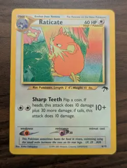 Raticate 6/18 Southern Islands Pokemon Card LP - Image 1