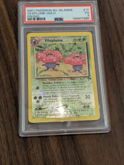PSA Vileplume Southern Islands 17/18 Reverse Holo Pokemon Card - Image 1