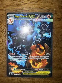 Pokemon TCG Mega-Charizard-EX Holo Rare Card 125/094 English Near Mint - Image 2