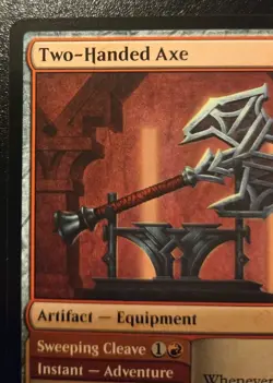 Two-Handed Axe 203/361 Uncommon Battle For Baldur's Gate Magic The Gathering - Image 2