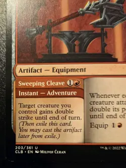 Two-Handed Axe 203/361 Uncommon Battle For Baldur's Gate Magic The Gathering - Image 4