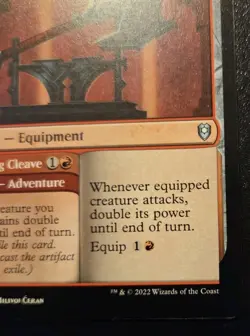 Two-Handed Axe 203/361 Uncommon Battle For Baldur's Gate Magic The Gathering - Image 5