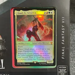 Magic the Gathering Final Fantasy VII Commander Deck Limit Break Worn Box - Image 5