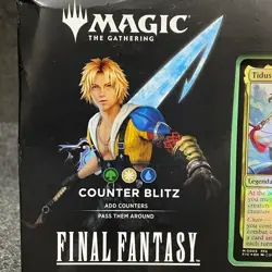 Magic The Gathering Final Fantasy X Commander Deck Counter Blitz Worn Box - Image 2