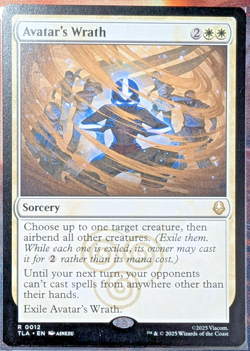 2025 MTG AVATAR: THE LAST AIRBENDER #0012 AVATAR'S WRATH - Image 1