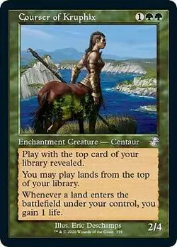 Magic The Gathering MTG COURSER OF KRUPHIX RETRO FRAME Time Spiral: Remastered - Image 1