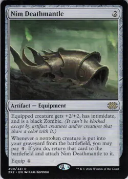 MTG Nim Deathmantle (309) | NM | Double Masters 2022 {2X2} - Image 1