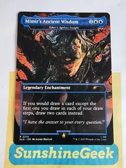 Mimir's Ancient Wisdom - Teferi's Ageless Insight God of War Secret Lair Regular - Image 1