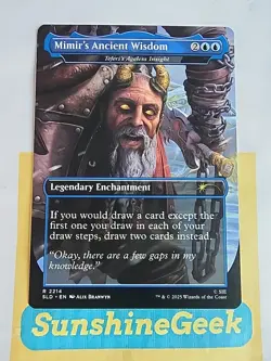 Mimir's Ancient Wisdom - Teferi's Ageless Insight God of War Secret Lair Regular - Image 2