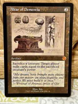 Altar of Dementia The Brothers' War Retro Frame Artifacts BRR LP MTG SCHEMATICS - Image 1
