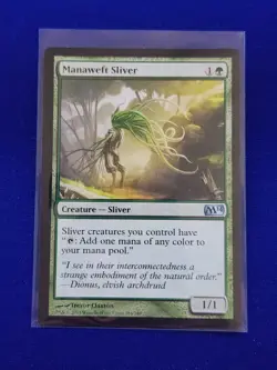 Manaweft Sliver 184/249 Core Set 2014 (M14) Uncommon Magic MTG WotC NM condition - Image 1