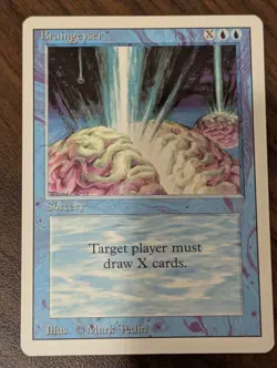Braingeyser Revised Edition Magic the Gathering MTG NM - Image 1