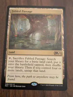 Fabled Passage #244 (DMG) Throne of Eldraine ELD Magic MTG - Image 1