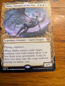 MTG Shiko, Paragon of the Way (317/485) Tarkir Dragonstorm NM - Image 1