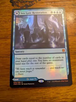 Sea Gate Restoration MTG Zendikar Rising English NM FOIL - Image 1