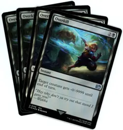 x4 Overkill - Foil - 0109 - Final Fantasy - MTG - NM/M - Image 1