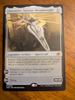 Dawnsire, Sunstar Dreadnought Edge of Eternities Regular Mythic - Fast Ship! - Image 1