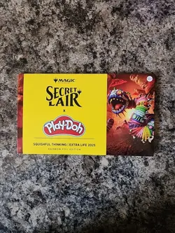 MTG Secret Lair x Play-Doh: Squishful Thinking RAINBOW FOIL Sealed - Image 1