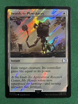 Swords to Plowshares (Surge Foil) U Universes Beyond: Fallout 701 NM - Image 1